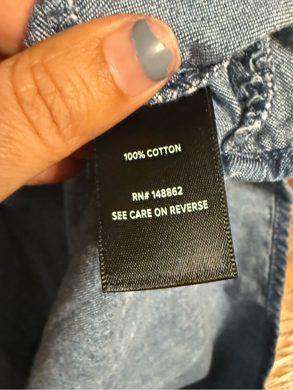 Torrid Smocked Denim Jean Cotton Maxi Dress Sz 5 - Picture 8 of 15